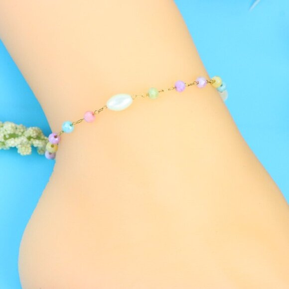 Elegant Handmade Anklet – Perfect for Women & Girls | Ideal Gift Option, DYC1451 - Picture 8 of 9